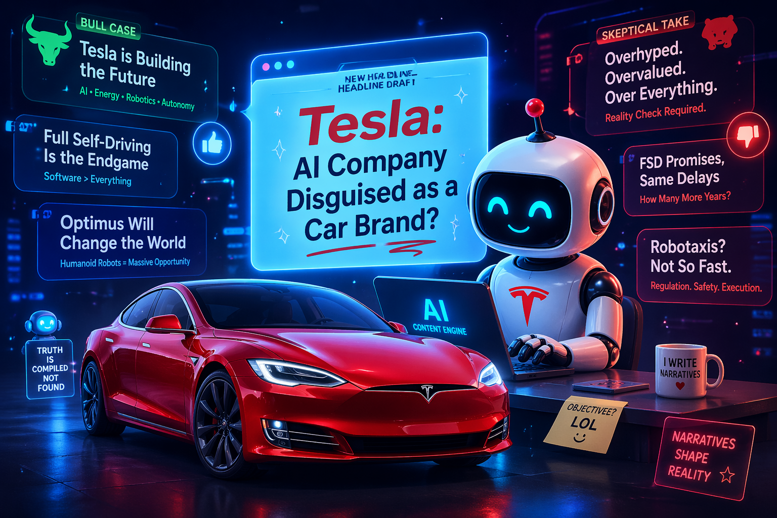 AI Engines Are Writing The Tesla Narrative