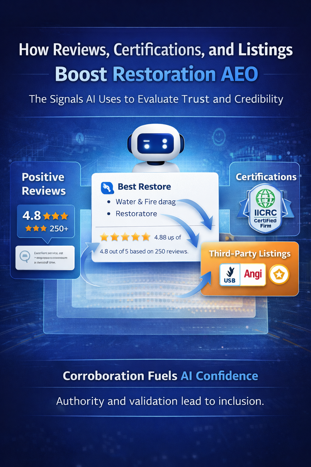 Boosting AI trust through reviews and credentials