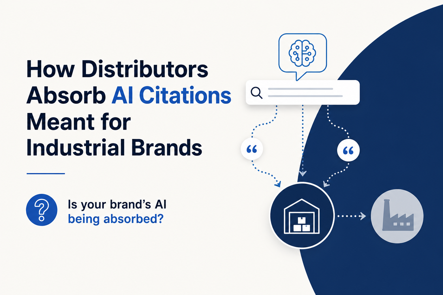 Social share image for How Distributors Absorb AI Citations Meant for Industrial Brands